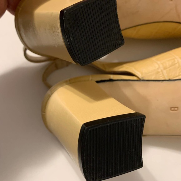 Renzo Fontanelli Vintage Block Heel Sling Back Sandals Women's Size 8B - Picture 9 of 11